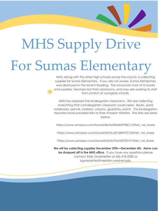 MHS supply drive