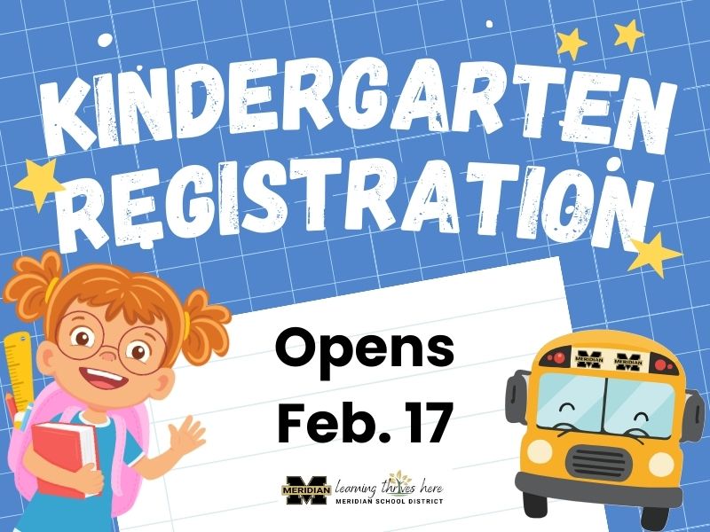 Kindergarten registration opens Feb. 17